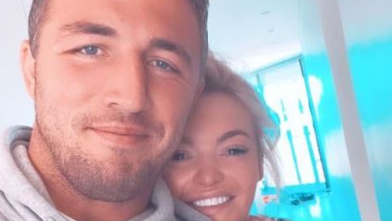 Sam Burgess with Jade Spooner.