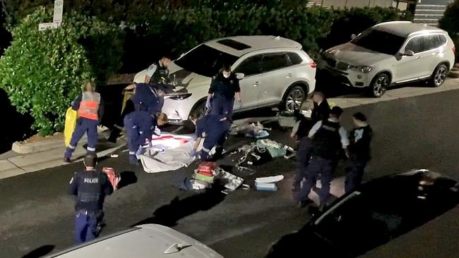 44-year-old Mr Zhao was pronounced dead on Friday night after he was allegedly dragged along a residential street in the Centenary Park Estate in Homebush West around 8pm