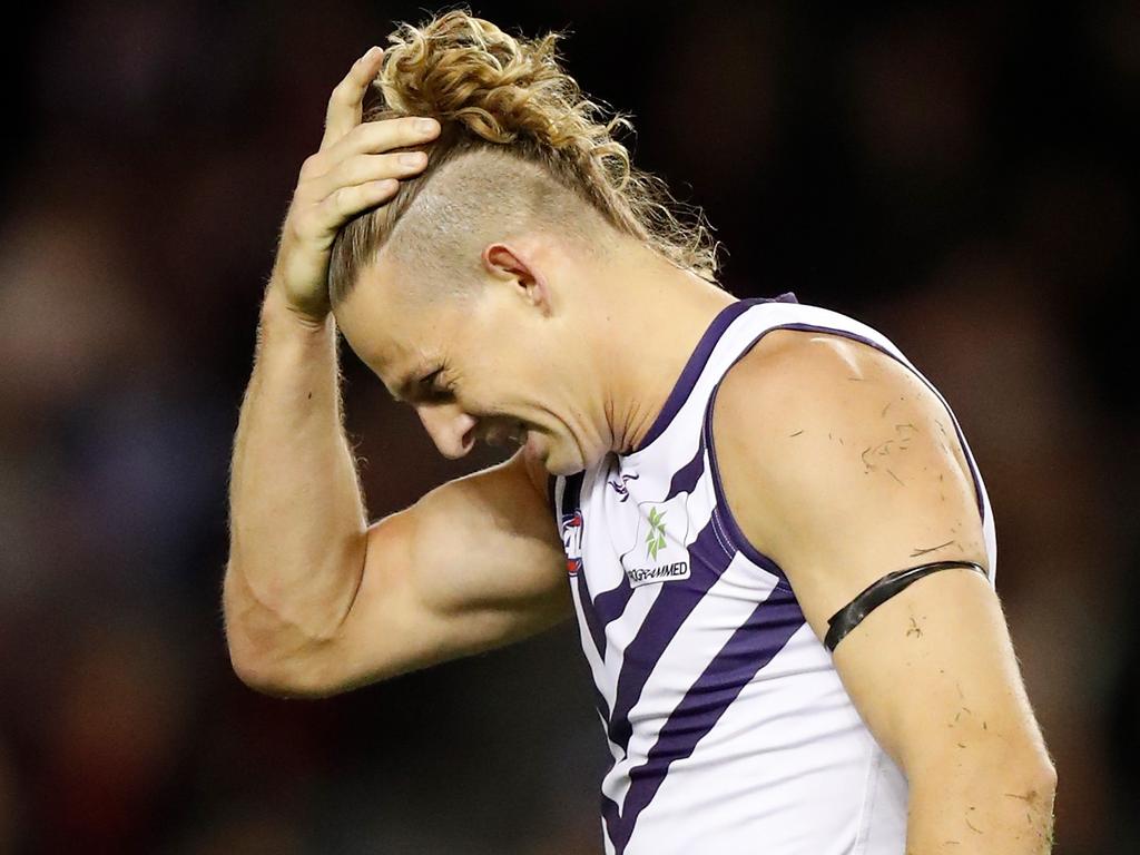 Fyfe was appointed captain in 2017. Picture: Michael Willson/AFL Photos via Getty Images