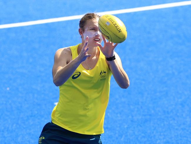 Renee Taylor is a Hockeyroo of many talents. Picture: Adam Head