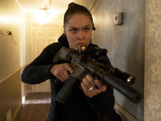 Ronda Rousey stars in Mile 22. Picture: STXfilms via AP