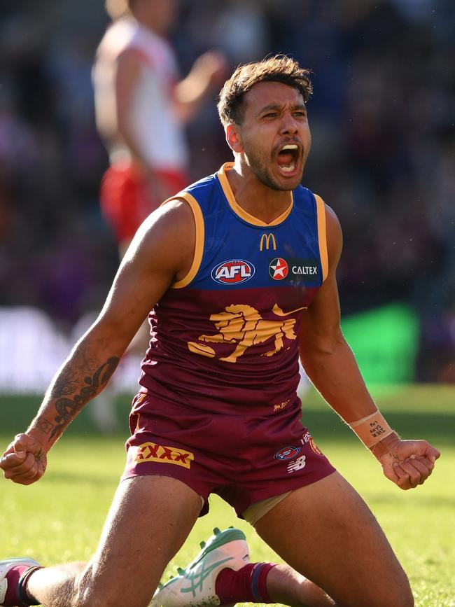 Callum Ah Chee kicked the matchwinner. (Photo by Matt Roberts/AFL Photos/via Getty Images)