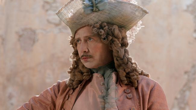 Peter Dinklage’s “new favourite person” Ben Mendelsohn as the foppish De Guiche in Cyrano.