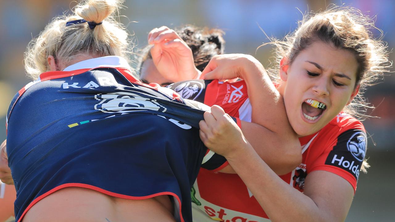 Shaylee Bent is ready for a tough battle against the Titans. Picture: Mark Evans/Getty Images