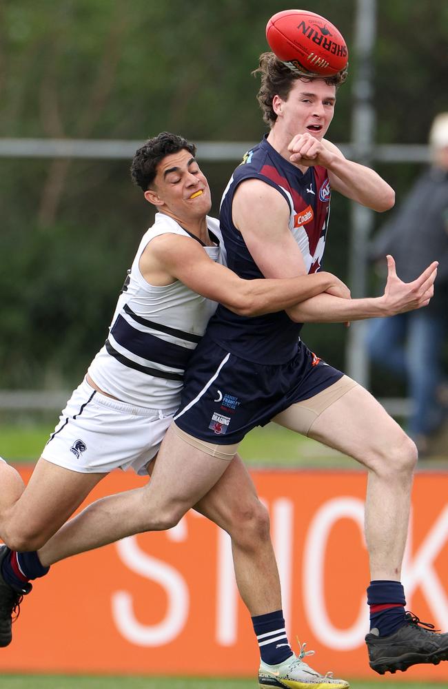 Lachie Voss playing for the Dragons in 2023. Photo: Jonathan DiMaggio/AFL Photos