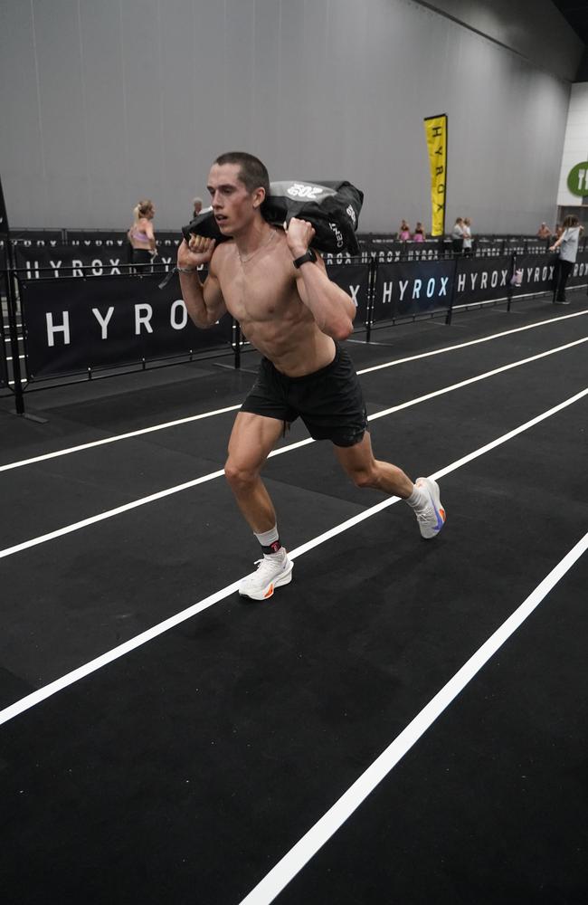 10000 athletes put their fitness to the test in a massive Hyrox competition this weekend (14-15 Dec) at Melbourne Exhibition and Convention Centre. Picture Valeriu Campan