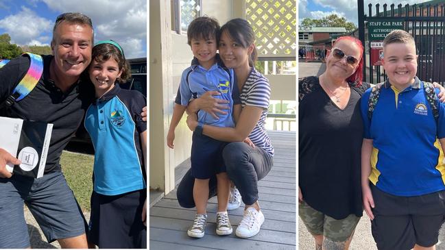 Sunshine Coast students and parents marked the first day of school for 2023.