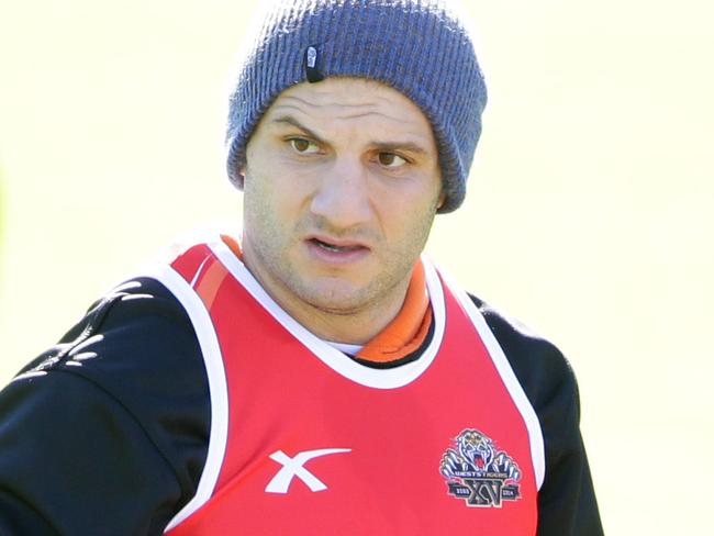 Captain Robbie Farah trained with main group. Wests Tigers training at Concord Oval.