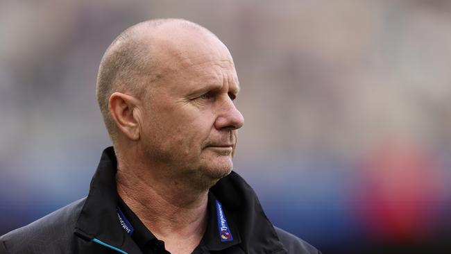 Ken Hinkley re-signed with the club for two more seasons. Picture: Paul Kane/Getty Images