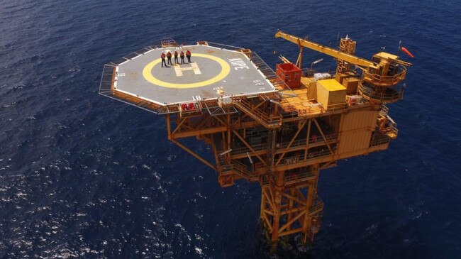 Beach Energy’s Taranaki oil and gas platform.