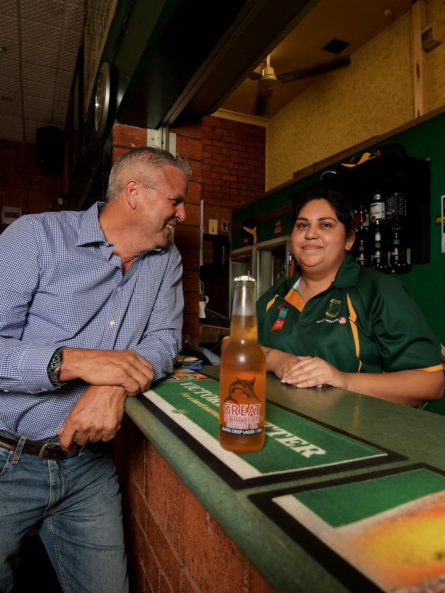 St Mary's club president Steve Ludwig poses for a photo at the club. PICTURE: KERI MEGELUS