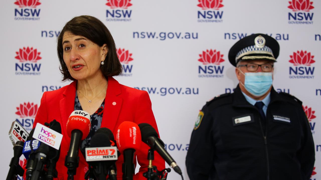 Premier Berejiklian says Sydney could return to some degree of normality in October or November. Picture: NCA Newswire /Gaye Gerard