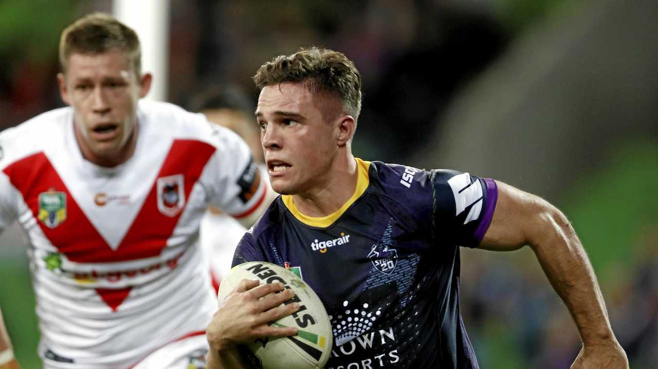 STORM RISING: Home to visit family and friends, former Highfields junior Brodie Croft says he's not looking forward to a tough pre-season with the Melbourne Storm. Picture: DANIEL POCKETT