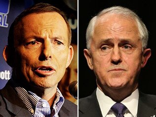Tnoy Abbott and Malcolm Turnbull