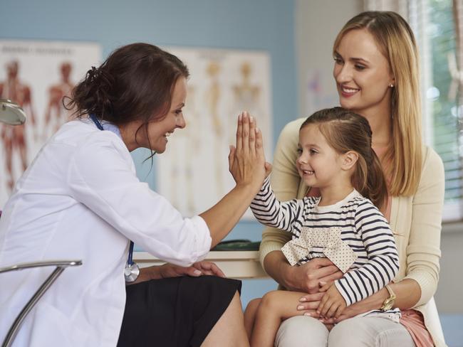 GCS My Life generic doctor with mother and daughter