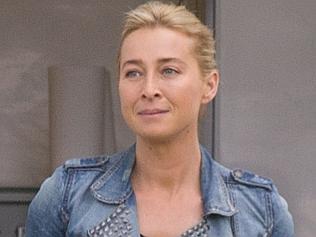 EXCLUSIVE: Asher Keddie and Kat Stewart are seen filming Offspring in Melbourne