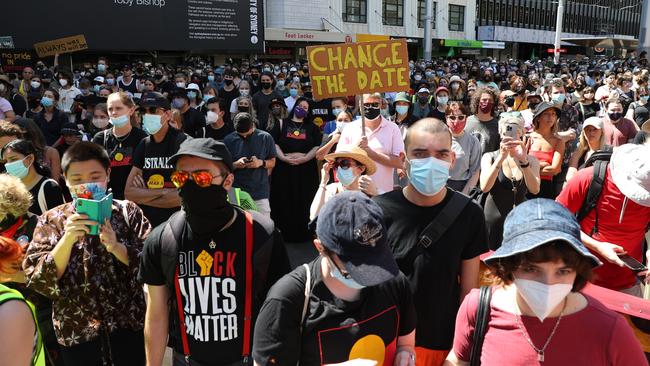 A silent march is being held across the city. Picture: John Grainger