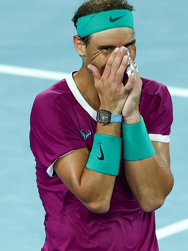 How did he come back from two sets down? (Photo by Clive Brunskill/Getty Images)