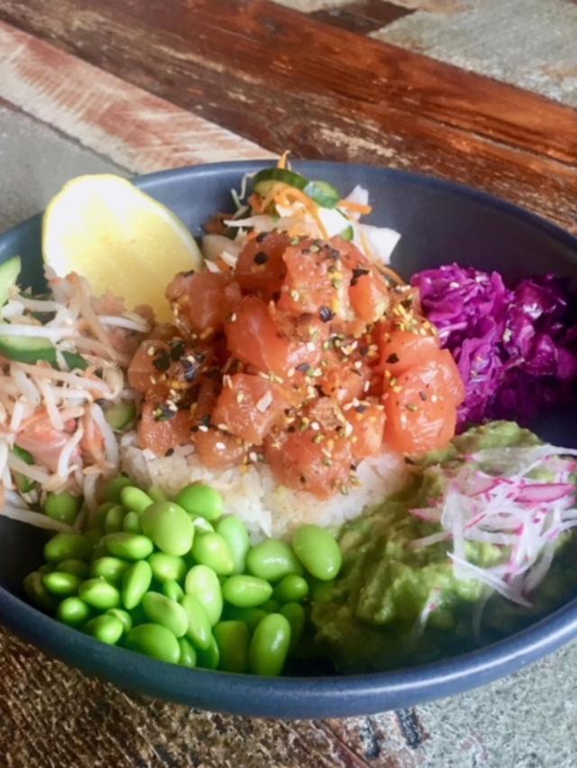 The Henson salmon poke bowl. Picture: Supplied