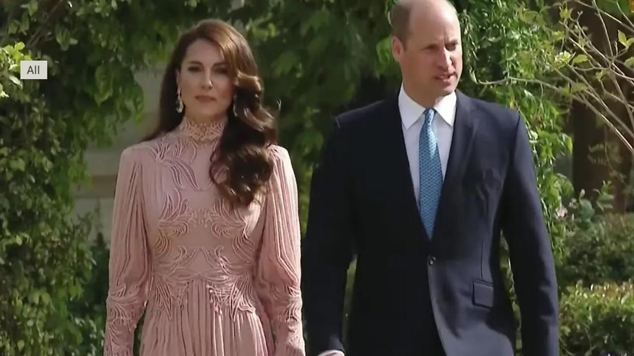 It comes as other royals have been out of action, including Prince William and Kate Middleton Princess of Wales. Picture: Royal Hashemite Court/YouTube