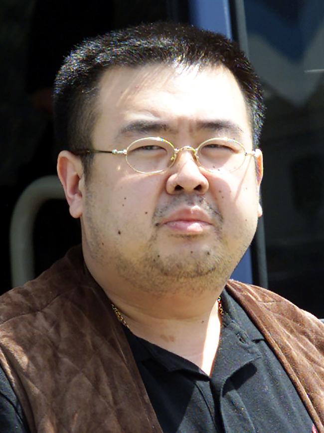 May 4, 2001. A man believed to be Kim Jong-Nam, son of North Korean leader Kim Jong-il, getting off a bus to board All Nippon Airways aeroplane at Narita airport near Tokyo. Picture: AFP Photo/Toshifumi Kitamura