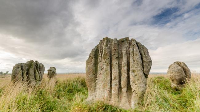 The Duddo stone circle.