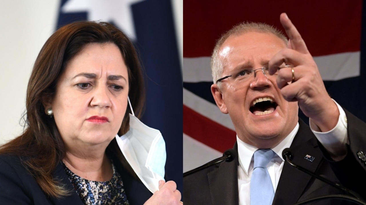 Palaszczuk attacks Morrison for 'dividing Australia during the pandemic'