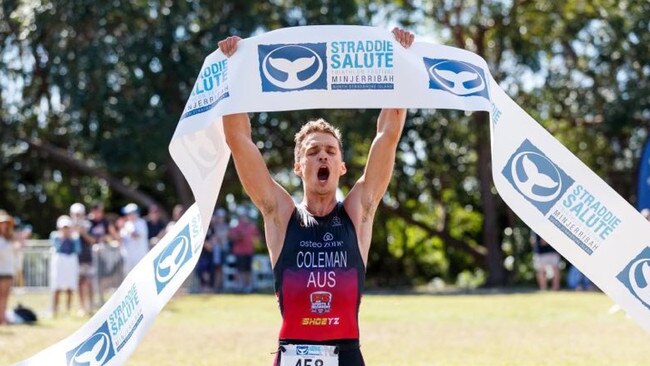 Travis Coleman is a professional triathlete from the Gold Coast. Picture: supplied