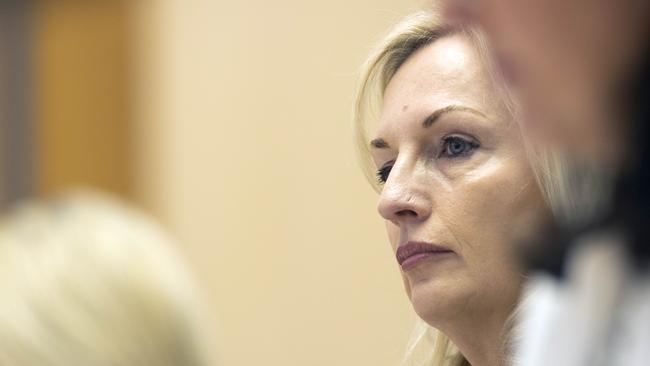 Former Australia Post chief executive Christine Holgate during Senate estimates in Canberra. Picture: Gary Ramage