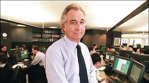 Disgraced fiancier Bernie Madoff.