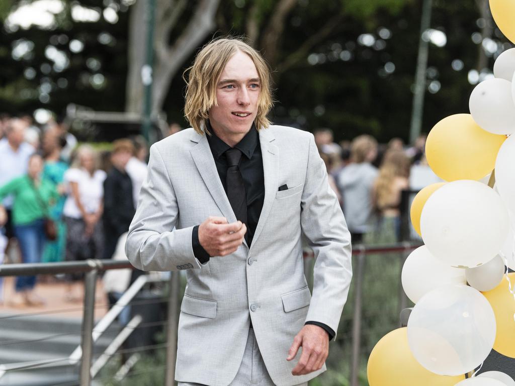 Curtis Richards at Centenary Heights State High School formal at Picnic Point, Friday, November 15, 2024. Picture: Kevin Farmer