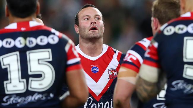 Boyd Cordner leads the way for the Roosters. Picture: Getty Images