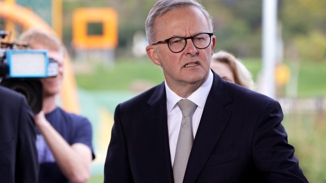Opposition leader Anthony Albanese provided the wrong answer when asked about the unemployment rate in Australia. Picture: Toby Zerna