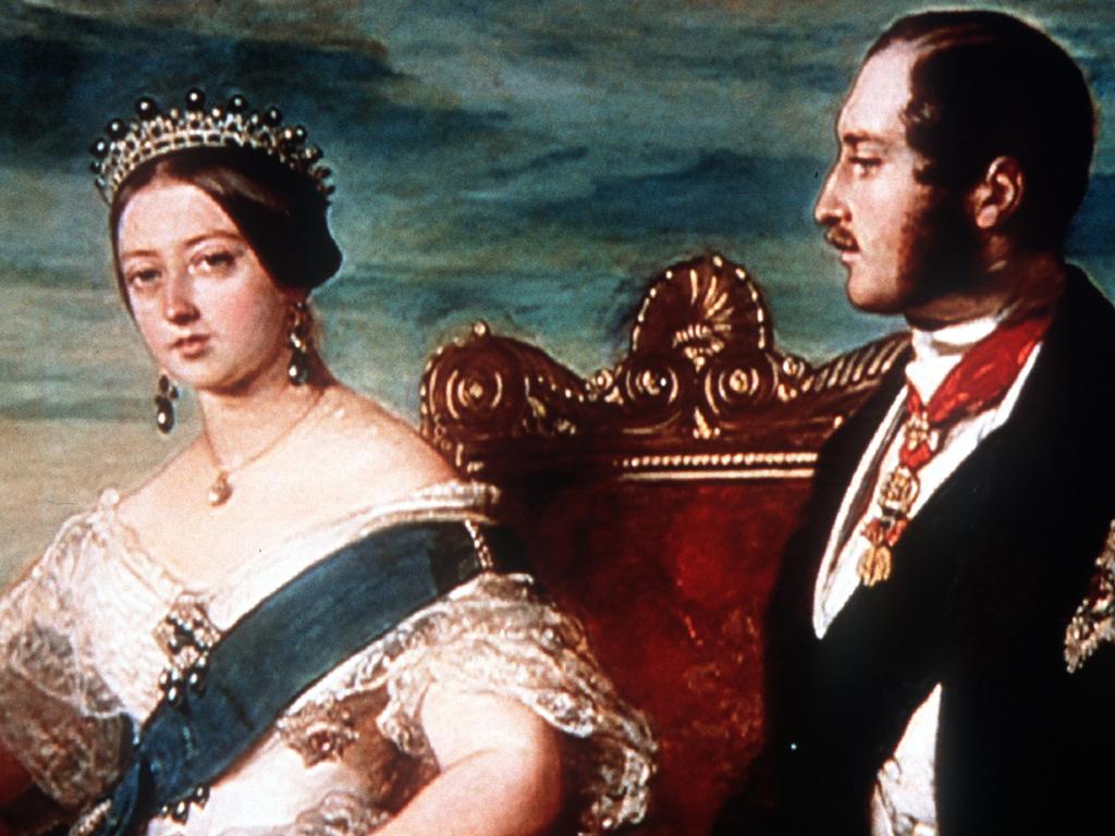 1800s : Painting of Queen Victoria & consort husband Prince Albert in 1800s. picture from The Royal Collection at Windsor.  Art Picture: Supplied