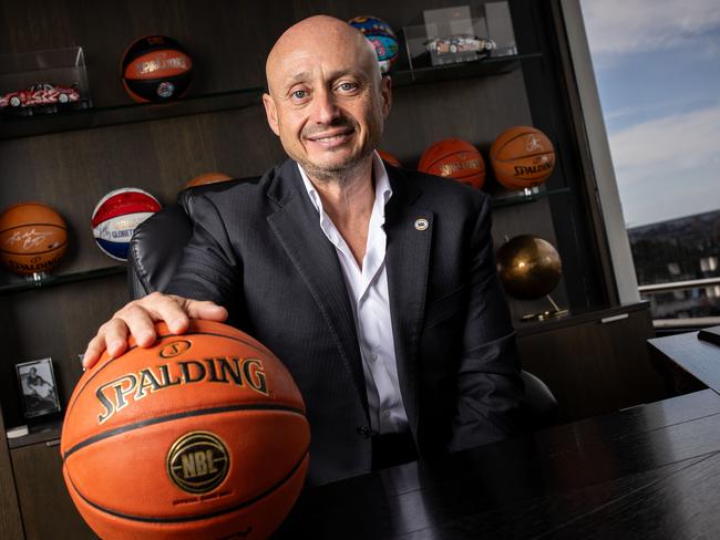 NBL owner Larry Kestelman has opened up on his plans for the future of the sport. Picture: Getty Images