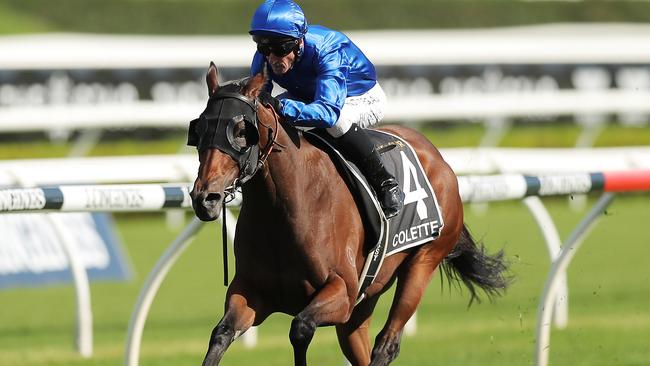 Group 1 winner Colette will relish a drop in class in the Tristarc Stakes at Caulfield. Picture: Getty Images