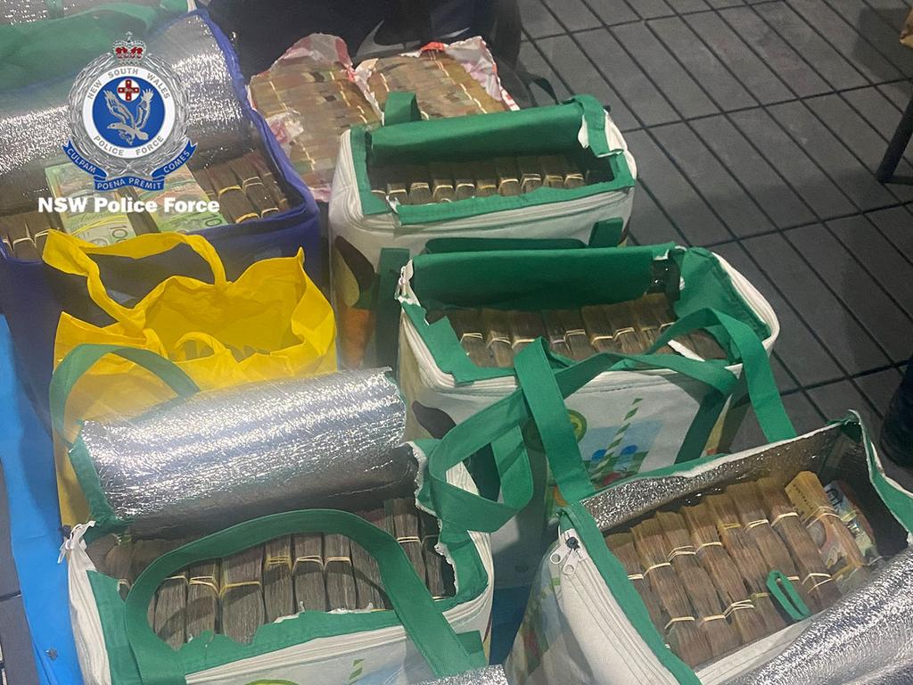 Police arrested Hugo Jacobs after detectives seized about $7 million cash concealed under concrete flooring in Sydney’s south-west last week. Picture: Supplied.