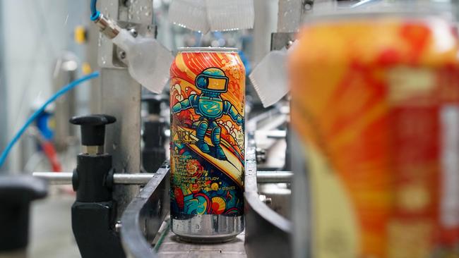 Champion Independent Brewer, Modus Brewing, located in Newcastle and the Northern Beaches in Sydney, has partnered with Absolutely A.i., a leader in artificial intelligence design, to create a new and unique beer designed entirely by artificial intelligence. Supplied.