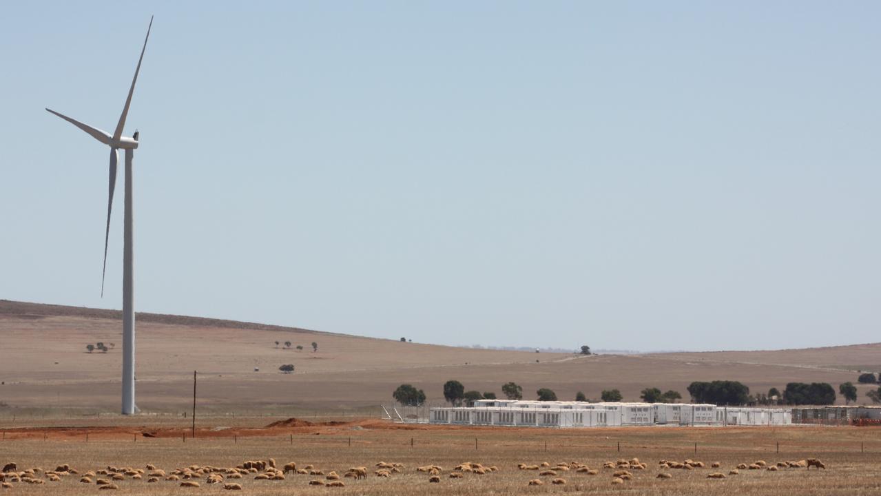 The Hornsdale Power Reserve is around the same size as the battery Gambit is building in Texas. Picture: Chris Russell