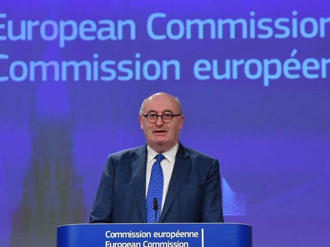 European Commissioner for Agriculture and Rural Development Phil Hogan. The Commission has revised down the EU’s milk pool for 2022. Picture: Emmanuel Duand