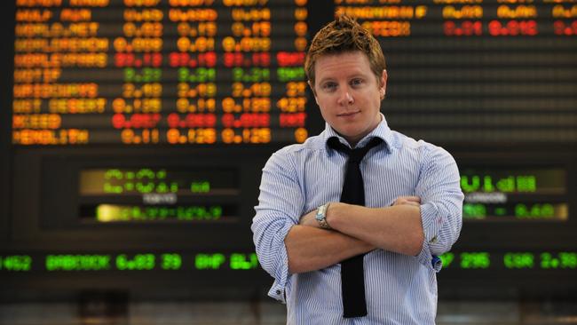 Scott Pape worked as a stockbroker in Sydney and Melbourne.  Picture: Zoe Phillips