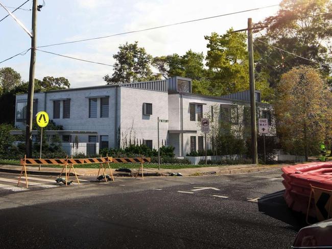 An artist's impression of the proposed boarding house at 22 Frenchs Forest Rd East.