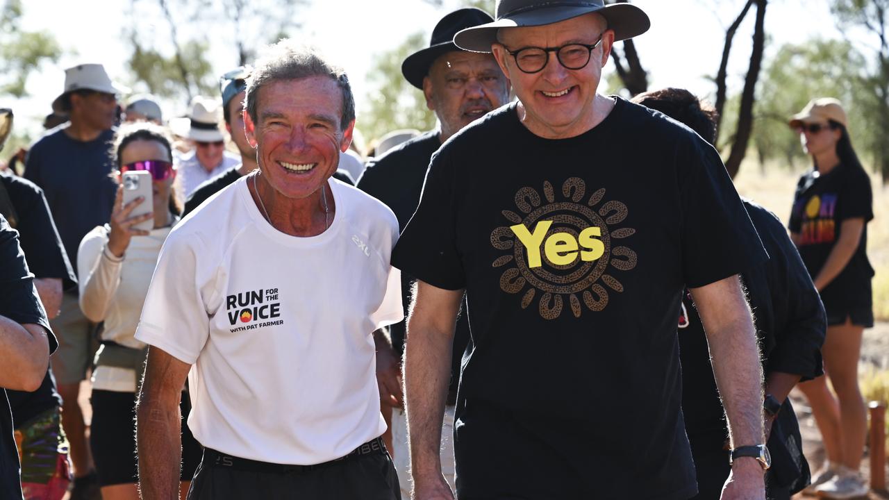 Prime Minister Anthony Albanese says being part of the Yes campaign has been the honour of his life. Picture: NCA NewsWire / Martin Ollman