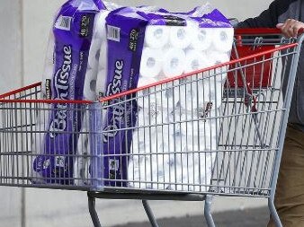 For weeks now, people have been stockpiling toilet paper. Picture: Ian Currie