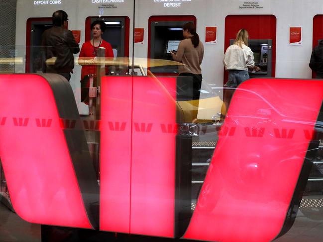 25/11/2019 Westpac bank branch in Collins St Melbourne . Picture : David Geraghty / The Australian