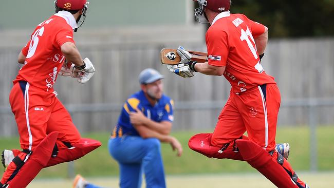 STC South Camberwell takes on Cranbourne in a regional semi-final at Schramms Reserve in 2017. Picture: Steve Tanner