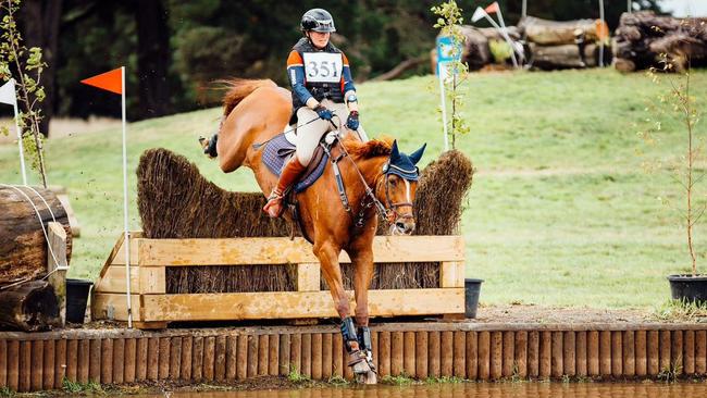 Young eventer Courtney Munro. Picture: Supplied