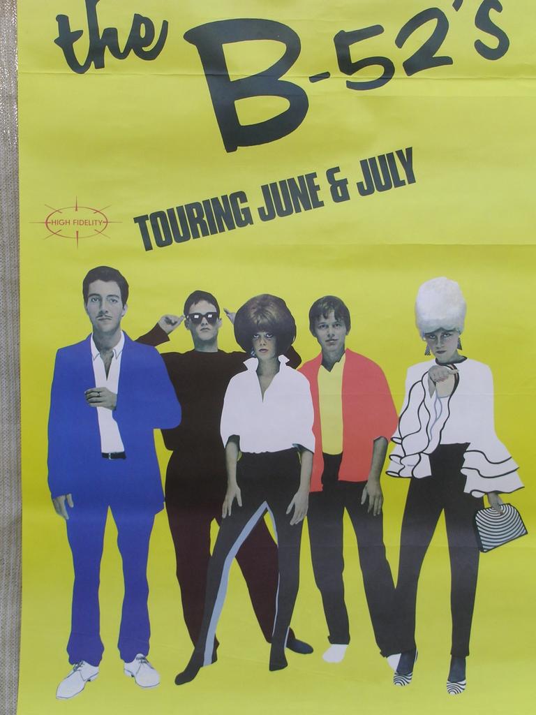 A concert poster for the B-52s.