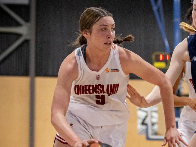 Queensland North's Monique Bobongie at the Under-18 Basketball National Championships. Picture: Taylor Earnshaw Photography.