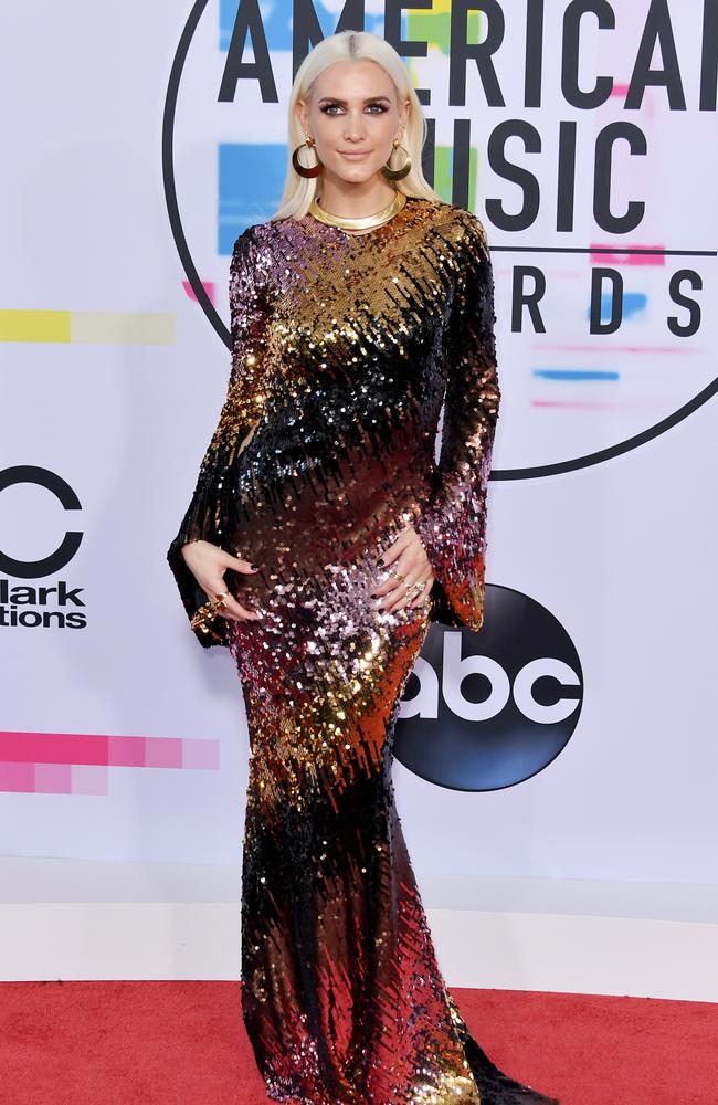 A sequined Ashlee Simpson. Picture: Getty Images